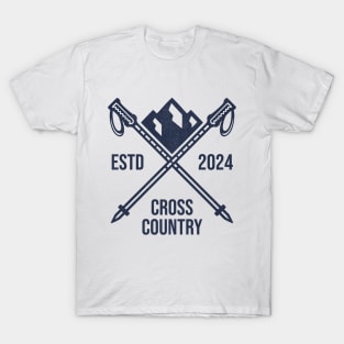 Minimalist Cross Country Skiing 2024 T-Shirt